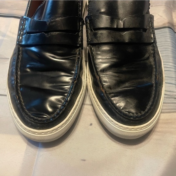 Givenchy, Paris: Black Patent Leather Heel Studded Loafers Sz 41 GUC (us 9) - Picture 10 of 11